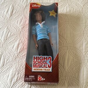 Mattel Disney High School Musical 3 Chad doll NIB never opened